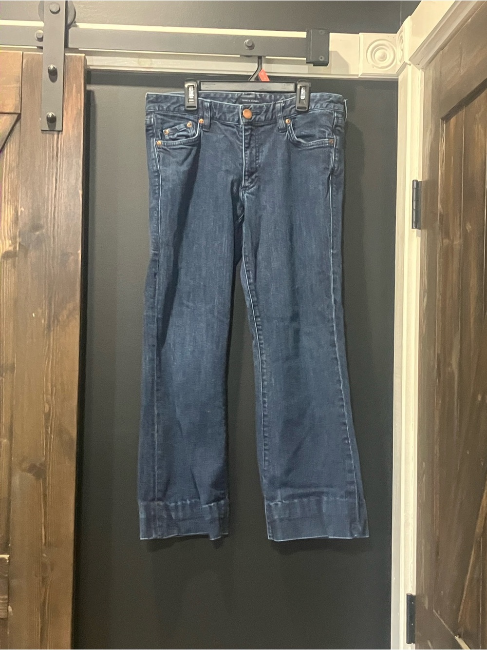 Tommy Hilfiger Bootcut Blue Jeans with Button Back Pockets
